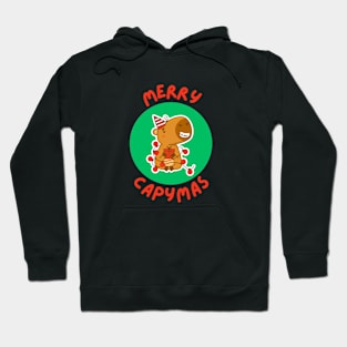 Merry Capymas | Capybara Pun Hoodie